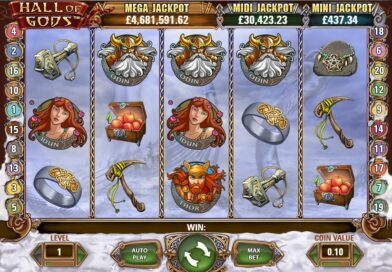 Hall Of Gods Progressive Jackpot – A Norse Mythology themed online slot game Hall Of Gods online slot